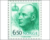 Used NK 1200   King Harald V 6.5 Krone Dark yellow emerald green