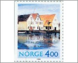 Used NK 1225   Townscape of Skudeneshavn 3.5 Krone Multicolor