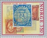 Used NK 1243   Stamp Exhibition: NORWEX 97 3.5 Krone Multicolor