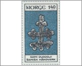 Mint NK 718 Lapp handicraft Black,Dark blue 1.4 Krone