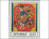 Used NK 742   Rosette, detail of a painted cupboard Multicolor 1 Krone