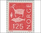 Used NK 745   Runes 125 Øre Red Red 125 Øre