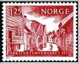 Used NK 749   Street in Stavanger Red 1.25 Krone