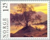 Used NK 780   Slindrebirken by Thomas Fearnley (1839) Multicolor 1.25 Krone