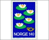 Used NK 786   Norden IV - Water lilies Multicolor 1.4 Krone