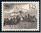 Used NK 799   Herring catch Lilac brown,Light orange brown 1.25 Krone