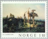 Used NK 802   Skogtjern i Nedre Telemark, Herman August Cappelen (1852) Multicolor 1.8 Krone