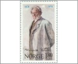 Used NK 813   Henrik Ibsen (after E.Werenskiold) Multicolor 1.8 Krone