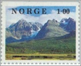 Used NK 819   Lenangstindene & Jaegervastindene Multicolor 1 Krone