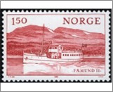 Used NK 891   Motorship "Faemund II" (1905), Lake Famund Dark brown red 1.5 Krone