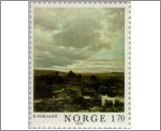 Used NK 896   Peat Bogs on Jæren, Kitty Lange Kielland (1882) Multicolor 1.7 Krone