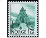 Used NK 903   Memorial hall for sailors, Stavern Dark blue green 1.75 Krone