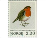 Used NK 909   European Robin (Erithacus rubecula) Multicolor 2 Krone