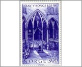 Used NK 917   Jubilee of King Olav V Dark blue violet 3 Krone