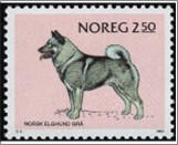 Used NK 927   Norsk elghund grå - Norwegian Elkhound Multicolor 2.5 Krone