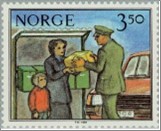 Used NK 946   Working and postal life Multicolor 3.5 Krone