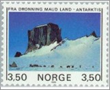 Used NK 967   Hoggestabben Butte, Queen Maud Land Antarctic Multicolor 3.5 Krone