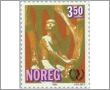 Used NK 973   Fountain Figure, Vigeland Park, Oslo Multicolor 3.5 Krone