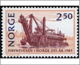 Used NK 984   Dredger "Berghavn" (1980) Multicolor 2.5 Krone