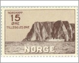 Mint NK 181 The North Cape I 15 Øre Lilac brown