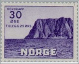 Mint NK 224 The North Cape II 30 Øre Dark violet blue
