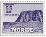 Mint NK 417 The North Cape IV 55 Øre Violet blue