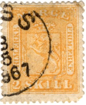 Coat of Arms 2 Skilling Yellow