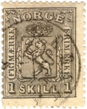 Coat of Arms – Double "SKILL” 1 Skilling Black