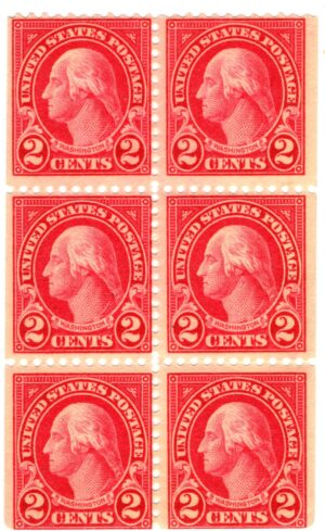 USA 1923 Mint SC554 George Washington Carmine 2 Cent 1923