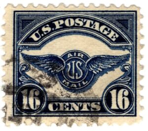 USA 1923 Used SCC5 Air Service Emblem Dark blue 16 Cent 1923