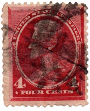 USA 1888 Used SC215 Andrew Jackson Carmine 4 Cent 1888