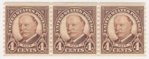 USA 1930 Mint Never Hinged Strip SC 686 Warren G. Harding Brown 1.5 Cent 1930 Strip of 3