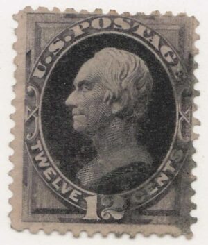 USA 1874 Used Stamp SC 162 Henry Clay Blackish violet 12 Cent 1874