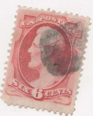 USA 1870 Used Stamp SC 148 Abraham Lincoln Carmine 6 Cent 1870
