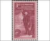 USA 1955 Mint SC1064 150th Anniversary of The Pennsylvania Academy of the Fine Ar Violet brown 3 Cent 1955