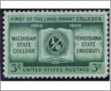USA 1955 Mint SC1065 Land Grant Colleges Green 3 Cent 1955