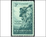 USA 1955 Mint SC1068 Great Stone Face Green 3 Cent 1955