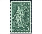 USA 1958 Mint SC1100 Gardening & Horticulture - "Bountiful Earth" Green 3 Cent 1958