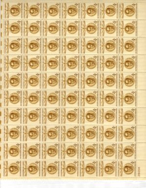 USA 1958 Mint Sheet SC1110SH Simon Bolivar, Olive bistre 4 Cent 1958 Full Sheet of 70