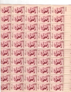 USA 1959 Mint SC1114 Lincoln by Gutzon Borglum Purple 3 Cent 1959