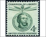 USA 1958 Mint SC1117 Lajos Kossuth Green 4 Cent 1958