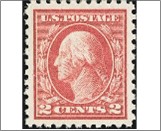 USA 1916 Mint SC463 George Washington Carmine 2 Cent 1916