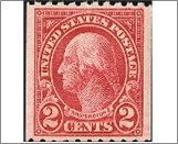 USA 1923 Mint SC606 George Washington Carmine 2 Cent 1923