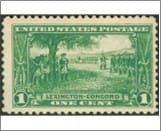 USA 1925 Mint SC617 George Washington Dark green 1 Cent 1925