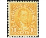 USA 1927 Mint SC642 James Monroe Orange 10 Cent 1927