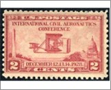 USA 1928 Mint SC649 Wright Flyer (1903) Carmine rose 2 Cent 1928