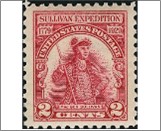 USA 1929 Mint SC657 John Sullivan (1740-1795), Continental Congress delegate Lake 2 Cent 1929