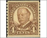 USA 1930 Mint SC687 William Howard Taft (1857-1930), 27th President of the USA Brown 4 Cent 1930