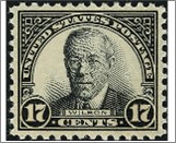 USA 1931 Mint SC697 Woodrow Wilson Black 17 Cent 1931