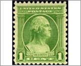 USA 1932 Mint SC705 George Washington Green 1 Cent 1932